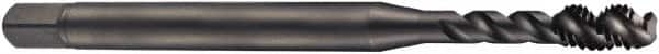 DORMER - 1-12 UNF 4 Flute 2B Bottoming Spiral Flute Tap - Cobalt, Oxide Finish, 160mm OAL, Right Hand Flute, Right Hand Thread, Series EX31 - Caliber Tooling