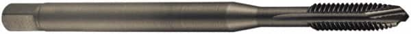 DORMER - M27x3.00 Metric Coarse, 4 Flute, Oxide Finish, Cobalt Spiral Point Tap - Plug Chamfer, Right Hand Thread, 160mm OAL, 38mm Thread Length, 20mm Shank Diam, 6H Class of Fit, Series EP016H - Exact Industrial Supply