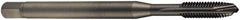 DORMER - M16x2.00 Metric Coarse, 3 Flute, Oxide Finish, Cobalt Spiral Point Tap - Plug Chamfer, Right Hand Thread, 110mm OAL, 25mm Thread Length, 12mm Shank Diam, 6H Class of Fit, Series EP016H - Exact Industrial Supply