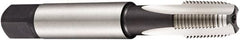 DORMER - 1/8-27 NPT Thread, 3 Flute Standard Pipe Tap - 90mm OAL, 14mm Thread Length, Bright Finish, Cobalt - Exact Industrial Supply