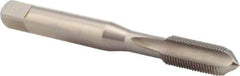 DORMER - 5/16-32 UN 2B 3 Flute Bright Finish High Speed Steel Straight Flute Machine Tap - Bottoming, Right Hand Thread, 72mm OAL, 16mm Thread Length, Oversize - Caliber Tooling