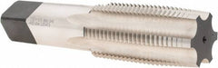 Union Butterfield - 1-1/2 - 8 UNC/UNS 2B 6 Flute Bright Finish High Speed Steel Straight Flute Standard Hand Tap - Taper, Right Hand Thread, 6-3/8" OAL, 3" Thread Length, H5 Limit, Oversize - Exact Industrial Supply