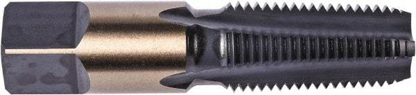 Union Butterfield - 3/4-14 NPT Thread, 5 Flute Standard Pipe Tap - 3-1/4" OAL, 1-3/8" Thread Length, Oxide Finish, High Speed Steel - Exact Industrial Supply