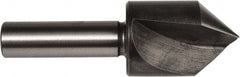 Union Butterfield - 1" Head Diam, 1/2" Shank Diam, 1 Flute 90° High Speed Steel Countersink - Caliber Tooling