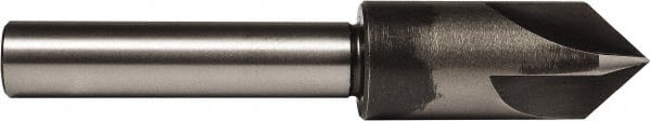 Union Butterfield - 1" Head Diam, 1/2" Shank Diam, 4 Flute 82° High Speed Steel Countersink - Caliber Tooling