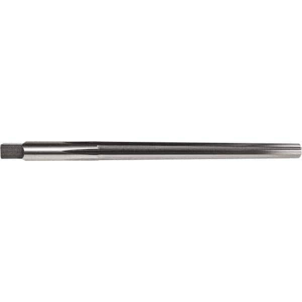 Union Butterfield - #10 Pin, 0.7216" Diam, 0.5799" Small End, 5/8" Diam Straight Shank, 6-13/16" Flute, Taper Pin Reamer - Caliber Tooling