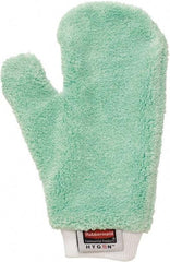 Rubbermaid - 11.9" Long Microfiber Cleaning & Dusting Mitt - Green, for Dusting - Caliber Tooling