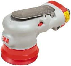 3M - 12,000 OPM, 17 CFM Air Consumption, 90 psi Air Pressure, Palm Air Orbital Sander - Round Pad, - Caliber Tooling