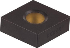 Kennametal - CNMA643 Grade KCK20 Carbide Turning Insert - TiCN/Al2O3 Finish, 80° Diamond, 3/4" Inscr Circle, 1/4" Thick, 3/64" Corner Radius - Caliber Tooling