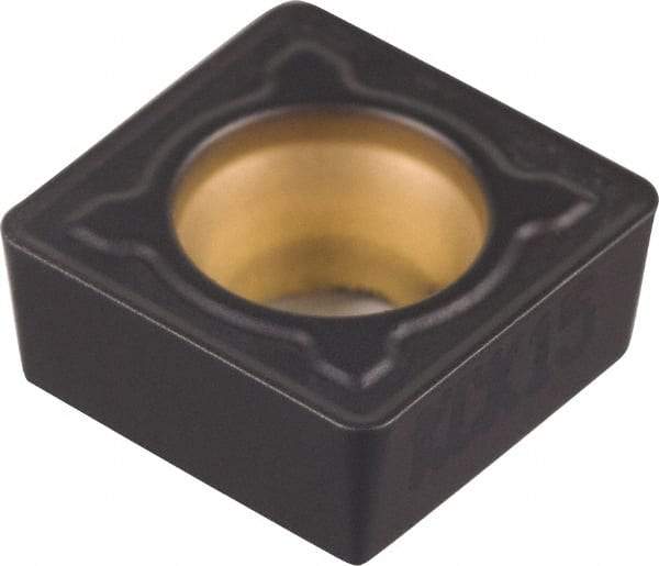 Kennametal - SCMT432 MF Grade KCK15 Carbide Turning Insert - TiCN/Al2O3 Finish, 90° Square, 1/2" Inscr Circle, 3/16" Thick, 1/32" Corner Radius - Caliber Tooling