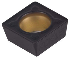 Kennametal - SPMT32.52 MF Grade KCP25 Carbide Turning Insert - TiCN/Al2O3 Finish, 90° Square, 3/8" Inscr Circle, 5/32" Thick, 1/32" Corner Radius - Caliber Tooling