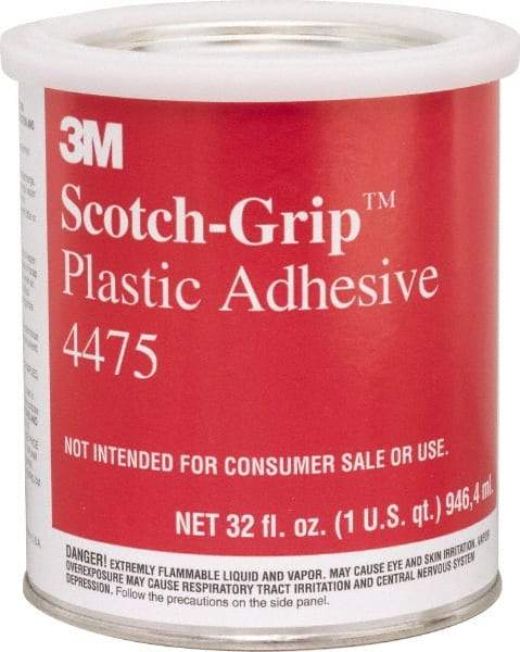 3M - 32 Fluid Ounce Container, Clear, Can Synthetic Resin Construction Adhesive - Series 4475 - Caliber Tooling