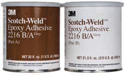 3M - 32 oz Can Two Part Epoxy - 90 min Working Time, 3,200 psi Shear Strength, Series 2216 - Caliber Tooling