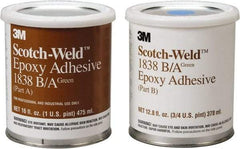 3M - 32 oz Can Two Part Epoxy - 60 min Working Time, 3,000 psi Shear Strength, Series 1838 - Caliber Tooling