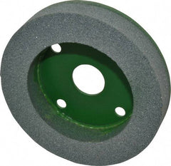 Camel Grinding Wheels - 6" Diam, 1-1/4" Hole Size, 1" Overall Thickness, 60 Grit, Type 50 Tool & Cutter Grinding Wheel - Medium Grade, Silicon Carbide, I Hardness, Vitrified Bond, 3,450 RPM - Caliber Tooling