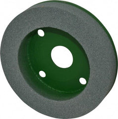 Camel Grinding Wheels - 6" Diam, 1-1/4" Hole Size, 1" Overall Thickness, 80 Grit, Type 50 Tool & Cutter Grinding Wheel - Medium Grade, Silicon Carbide, I Hardness, Vitrified Bond, 3,450 RPM - Caliber Tooling