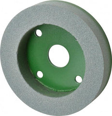 Camel Grinding Wheels - 6" Diam, 1" Hole Size, 1" Overall Thickness, 100 Grit, Type 50 Tool & Cutter Grinding Wheel - Fine Grade, Silicon Carbide, I Hardness, Vitrified Bond, 3,450 RPM - Caliber Tooling