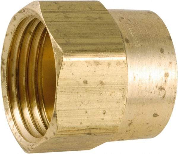 ANDERSON METALS - 3/4 FGHT & 1/2 FPT Garden Hose Female x FIP - Lead Free Brass, Female Hose to Female Pipe Connector - Caliber Tooling