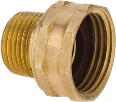 ANDERSON METALS - 3/4 FGHT & 1/2 MPT Garden Hose Female x MIP Swivel - Lead Free Brass, Female Hose to Male Pipe Swivel Connector - Caliber Tooling