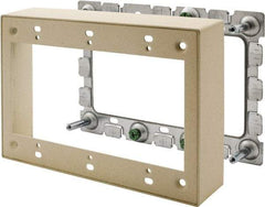 Hubbell Wiring Device-Kellems - 6.45 Inch Long x 1.38 Inch Wide x 4.54 Inch High, Rectangular Raceway Box - Ivory, For Use with HBL500 Series Raceways and HBL750 Series Raceways - Caliber Tooling