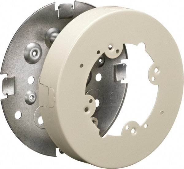 Hubbell Wiring Device-Kellems - 6.38 Inch Wide x 1.02 Inch High, Round Raceway Box - Ivory, For Use with HBL500 Series Raceways and HBL750 Series Raceways - Caliber Tooling