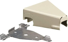 Hubbell Wiring Device-Kellems - 3.06 Inch Long x 1.14 Inch Wide x 3.03 Inch High, Raceway Fitting - Ivory, For Use with HBL500 Series Raceways and HBL750 Series Raceways - Caliber Tooling