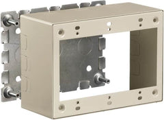 Hubbell Wiring Device-Kellems - 6.45 Inch Long x 2-3/4 Inch Wide x 4.54 Inch High, Rectangular Raceway Box - Ivory, For Use with HBL500 Series Raceways and HBL750 Series Raceways - Caliber Tooling