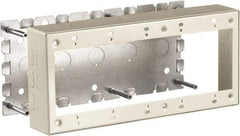 Hubbell Wiring Device-Kellems - 10.01 Inch Long x 1-3/4 Inch Wide x 4.54 Inch High, Rectangular Raceway Box - Ivory, For Use with HBL500 Series Raceways and HBL750 Series Raceways - Caliber Tooling