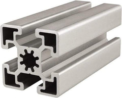 80/20 Inc. - 4 Meters Long x 45 mm Wide x 45 mm Deep, T-Slotted Aluminum Extrusion - Clear Anodized Finish - Caliber Tooling