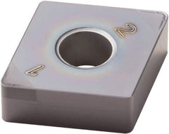 Seco - CNGM432 WZ Grade CBN060K PCBN Turning Insert - TiSiAlN Finish, 80° Diamond, 1/2" Inscr Circle, 3/16" Thick, 1/32" Corner Radius - Caliber Tooling