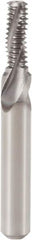 Seco - M4x0.70 Metric Coarse, 0.124" Cutting Diam, 3 Flute, Solid Carbide Helical Flute Thread Mill - Internal Thread, 0.315" LOC, 1.929" OAL, 6mm Shank Diam - Caliber Tooling