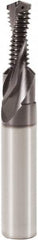 Seco - M12x1.50 Metric Coarse, 0.396" Cutting Diam, 2 Flute, Solid Carbide Helical Flute Thread Mill - Internal Thread, 14mm Shank Diam - Caliber Tooling