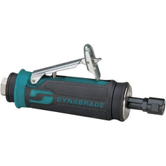 Dynabrade - 1/8" Collet, Straight Handle, Air Angle Die Grinder - 30,000 RPM, Rear Exhaust, 27 CFM, 0.4 hp, 90 psi, 1/4 NPT Inlet - Caliber Tooling