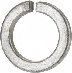 Value Collection - 1-3/4", 1.758" ID, 0.389" Thick Split Lock Washer - Grade 8 Spring Steel, Zinc-Plated Finish, 1.758" Min ID, 1.789" Max ID, 2.679" Max OD - Caliber Tooling