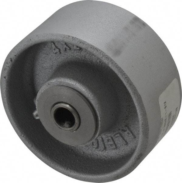 Albion - 4 Inch Diameter x 2 Inch Wide, Semi-Steel Caster Wheel - 900 Lb. Capacity, 2-3/8 Inch Hub Length, 1/2 Inch Axle Diameter, Roller Bearing - Caliber Tooling