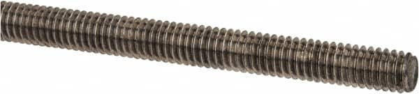 Made in USA - 5/16-18 UNC (Coarse), 6' Long, Stainless Steel Threaded Rod - Right Hand Thread - Caliber Tooling