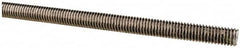 Made in USA - 3/8-16 UNC (Coarse), 6' Long, Stainless Steel Threaded Rod - Right Hand Thread - Caliber Tooling