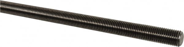 Value Collection - 1-8 UNC (Coarse), 6' Long, Alloy Steel Threaded Rod - Right Hand Thread - Caliber Tooling