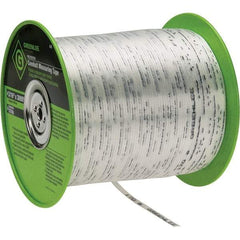 Greenlee - 3,000 Ft. Long, Polyester Measuring Tape - 3/16 Inch Diameter, 170 Lb. Breaking Strength - Caliber Tooling