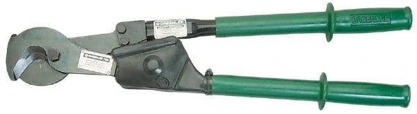 Greenlee - 27-1/2" OAL, 1,500 MCM Capacity, Cable Cutter - Rubber Handle - Caliber Tooling