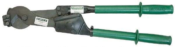 Greenlee - 29-1/4" OAL, 1/2" Capacity, Cable Cutter - Rubber Handle - Caliber Tooling