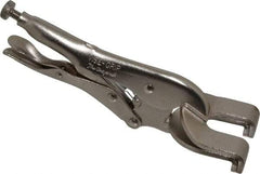 Irwin - 9" OAL Standard Jaw Panel Clamp Weld Locking Pliers - 3/8" Jaw Depth, 3/8" Jaw Opening - Caliber Tooling