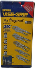 Irwin - 5 Piece Locking Plier Set - Comes in Kit Bag - Caliber Tooling