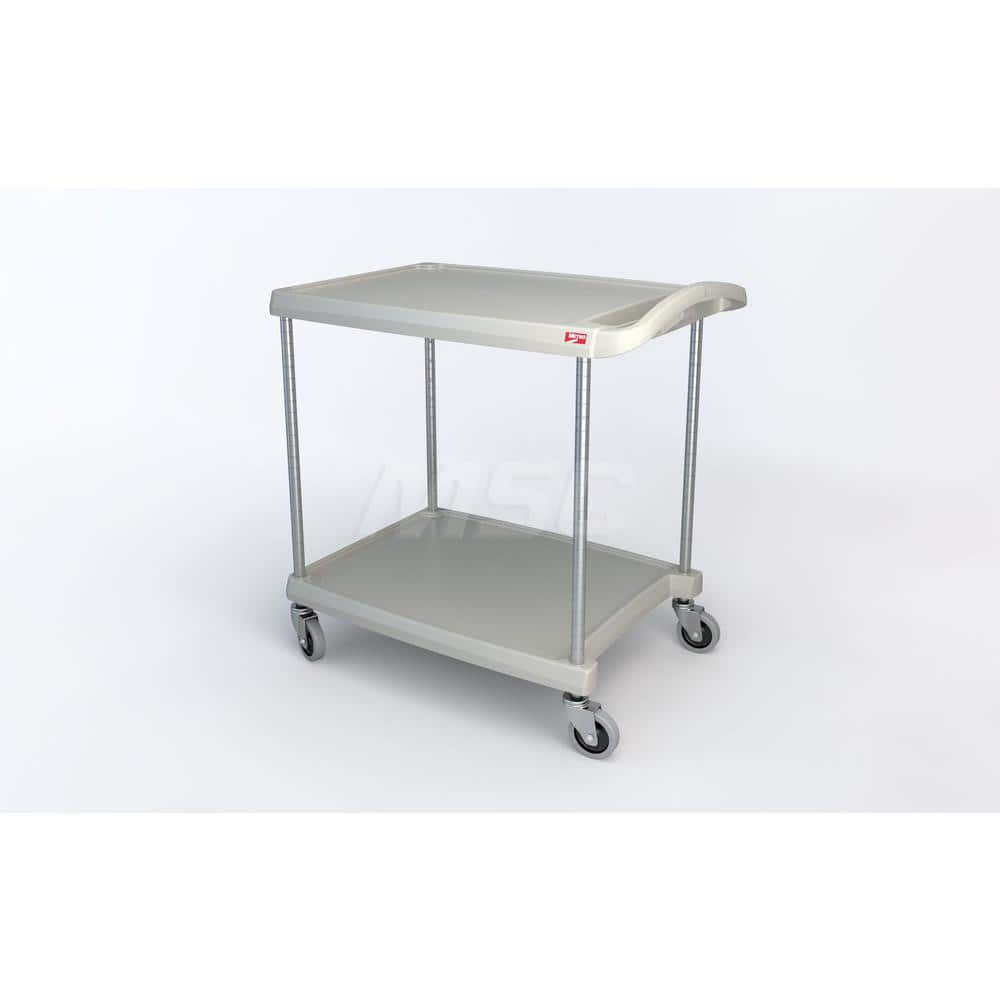 Metro - Carts; Type: Utility ; Load Capacity (Lb.): 300.000 ; Number of Shelves: 2 ; Width (Inch): 23-7/16 ; Length (Inch): 34-3/8 ; Height (Inch): 35-1/2 - Exact Industrial Supply