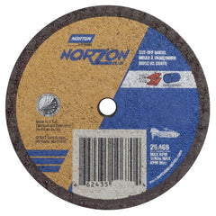 3″ × 1/16″ × 1/4″ NorZon Plus Small Diameter Cut-Off Wheel Type 01 Straight - Caliber Tooling