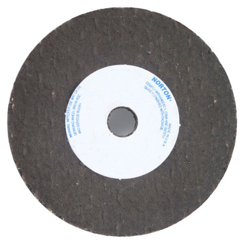 3″ × 1/2″ × 3/8″ Gemini Internal Wheel Type 01 Straight 24 Grit Aluminum Oxide - Exact Industrial Supply