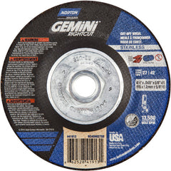 ‎4-1/2″ × 0.045″ × 5/8″-11 Gemini Non-Woven Depressed Center Wheel Type 27 24 Grit - Caliber Tooling