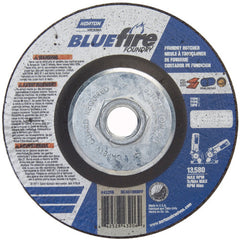 ‎4-1/2″ × 1/8″ × 5/8″ BlueFire Non-Woven Depressed Center Wheel Type 27 - Caliber Tooling