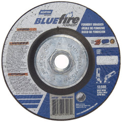 ‎4-1/2″ × 1/4″ × 5/8″ BlueFire Non-Woven Depressed Center Wheel Type 27 - Caliber Tooling