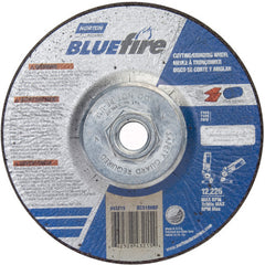 ‎5 × 1/8 × 5/8 - 11″ BlueFire Grinding Wheel ZA 30 U Type 27 - Caliber Tooling